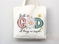 Possible with GOD Tote Bag