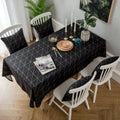 Modern Black Rustic Dinning Cover