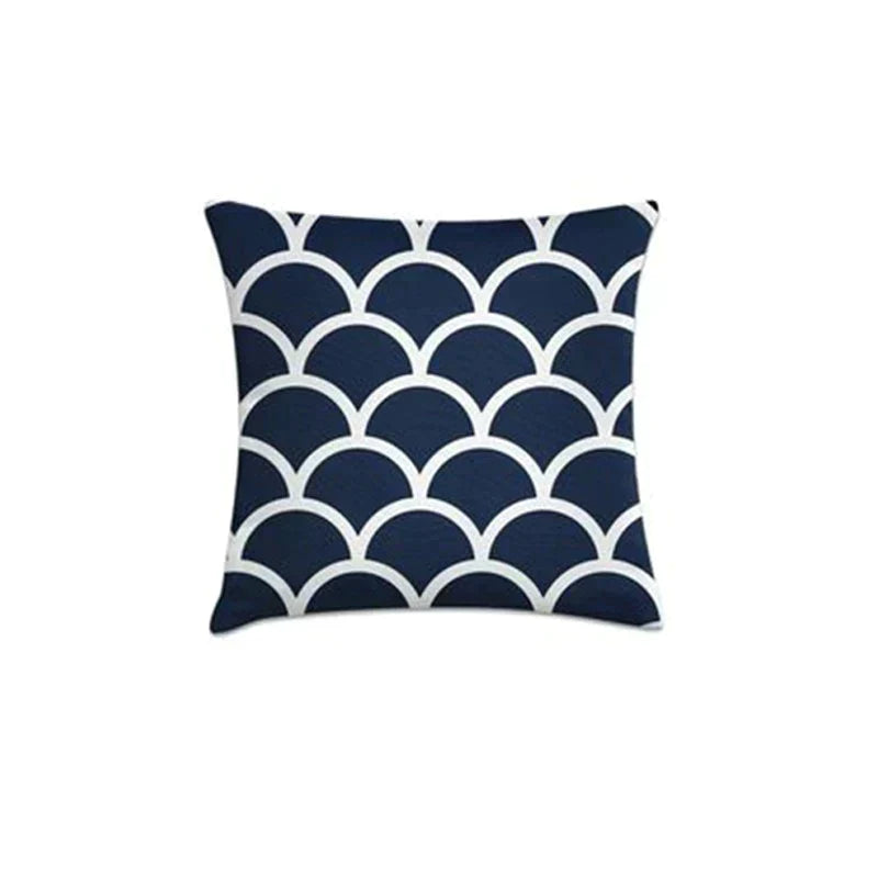 NAVY BLUE CUSHIONS COVERS (PACK OF 4)