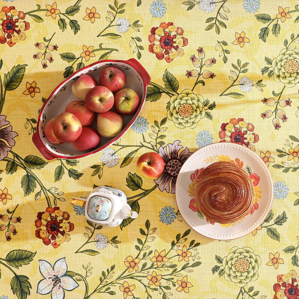 Bohemian Yellow Table Cover